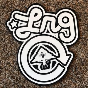 LRG logo sticker 5pk